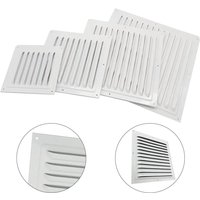 Aluminum Alloy Air Vent Grille Air System Net Cover Screen Exhaust Outlet Window Square Vent Metal 100/150/200/250/300/400mm