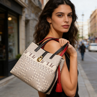 CHHC Fashion Women's High Quality Bucket Bag Classic Letter Print Crossbody Bag Luxury Large Capacity Tote Handbag for Ladies