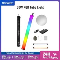 NEEWER Basics 21/30W Handheld RGB Tube Light 35.5"/90cm Portable Inflatable TPU Lighting 5000mAh Type C 45W in/30W Out 3000Lux