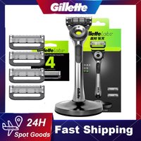 Gillette Labs Razor Aurora Series Flexdisc 5-Layer Induction Blade Beard Shaving Razor for Men with Stand