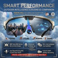 2026 Cycling AI Smart Glasses Men 3000W Camera 1200P Video ChatGPT AI Voice Assistant 32GB 150+Translation WiFi Smart Sunglasses
