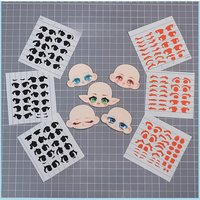 Clay Eye Piece Cutting Molds DIY Ultra-light Clay Resin Clay Making Cartoon Character Eye Pieces Assist Plastic Cutting Molds
