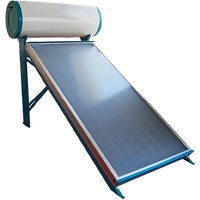 High Efficiency 300L Flat Plate Commercial Solar Water Heater Stainless Steel Panel Copper High Performance Solar Collectors