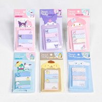 Sanrio Kawaii Kuromi Cinnamoroll My Melody Desktop Stand Up Sticky Notes Index Label Memo Pad Office School Supplies Bookmark