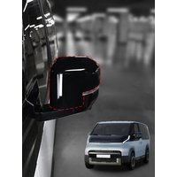 Exterior Accessories 2PCS Black Rearview Mirror Decoration Cover Trim For Kia PV5 2025 2026 Car Supplies