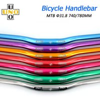 UNO Bicycle Ultra Light Color Handlebars 31.8 Caliber Bright 740 / 780mm Mountain Bicyle Handle Horizontal Modification