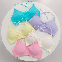 Sexy Soft Fitness Sport Bra Spaghetti Strap Cross Back Hollow Women Top Tight Gym Yoga underwear Athletic Workout With Chest Pad