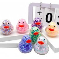 2Pcs Colorful Duck Fidget Ball Toy - Stress And Anxiety Relief Therapy Squeeze Toy for Emotional Well-being Duck Pressure Toy
