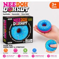 Donut Squishy Fidget Toy, Sensory Hand Stress Relief Squeeze Toy, Slow Rebound Decompression Gift