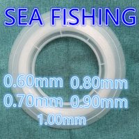 100M Japan Nylon Big Size 0.60mm 0.70mm 0.80mm 0.90mm 1.00mm Transparent Sea Fishing Boat Fishing Fishing Accessories