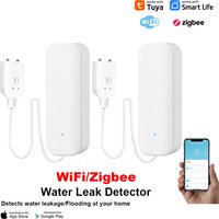 WiFi Water Level Sensor Tuya Leakage Alarm Flood Leak Detector Smart Home Life APP Water Alert Overflow Alarm Security System