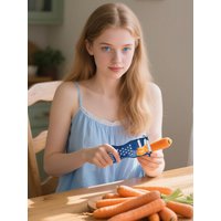 Potatoes Graters for Kitchen Multifunctiona Potato Grater Comfortable Grip Vegetable Chopper Non-Slip Kitchen Slicer for Garlic