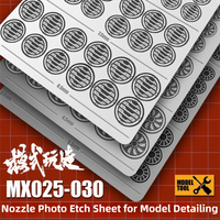 MSWZ Foldable Gundam PE Nozzle Parts for RG HG Gunpla Precision Metal Detail-Up for Shoulder Thruster Custom Upgrade