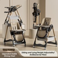 Children's Multifunctional Dining Chair Foldable Baby Eating Seat Children Feeding Highchair Dining Table Chair Baby recliner