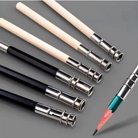 5/10/20Pcs Adjustable Double/Single Headed Pencil Extension Rrack For Sketching, School Office Painting, Art And Writing Tools