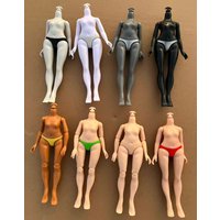 Rainbow Doll Body Multi Skin Color Doll Figures Black Gray White Brown Beige Skin Doll Body Collective Doll Toys