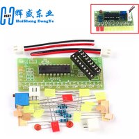 LM3915 DC 9V-12V 10 LED Sound Audio Spectrum Analyzer Level Indicator Kit DIY Electoronics Soldering Practice Set laboratory