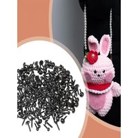 50-300PCS Plastic Black Eyes 3/4/5/6/7/8 mm DIY Doll Needle Felting for Teddy Bears Dolls Animals Safety Eyes Dolls Accessories