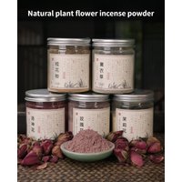 50g Natural Plant Incense Powder Rose/jasmine/lavender Handmade Thread/tray/tower/seal/electronic Incense Making Raw Materials