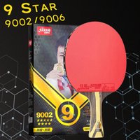 DHS 9-Sterne-Tischtennisschläger, professioneller 5-Holz-2-ALC-Offensiv-Tischtennisschläger mit Hurricane-Klebergummi