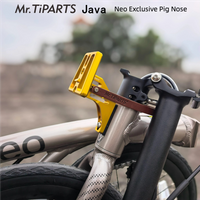For Java Neo Triple Folding Bicycle Specialized Pig Nose Holder Aluminum Alloy Pig Nose Adapter Bike Front Bag Rack Base Adapter