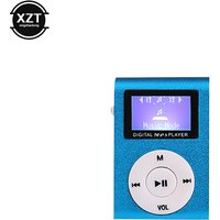 With Screen Metal Clip MP3 Music Player Pluggable Mini Portable Clip MP3 Student Walkman MP3 Music Player Three Playback Modes