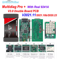 For Car Truck Multidiag Pro + V2021.11 V3.0 NEC Relays Bluetooth CDP Free Keygen OBD OBD2 Scanner Diagnostic Interface