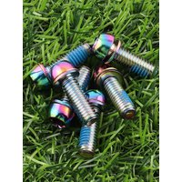 AliExpress MOJOYCE 6Pcs M6x17mm Bike Crank Caliper Handlebar Stem Fixing Screws with Gasket Bike Disc Brake Clamp Bolts Bicycles Riding Accessories