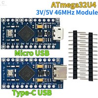 XCW Pro Micro ATmega32U4 5V 16MHz Replace ATmega328 For Arduino Pro Mini With 2 Row Pin Header For Leonardo Mini Usb Interface