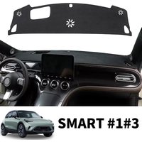 for Benz SMART #1#3 Brabus Smart 1 Smart 3 Car Dashmat Dashboard Cover Pad Accessories DashMat Sunshade Protective Carpet