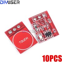 10PCS TTP223 Touch Key Module Self-Locking / Momentary Capacitive Switch Single Channel Module SUNLEPHANT