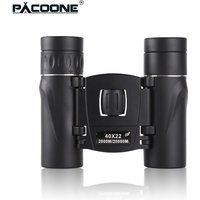 PACOONE Portable 40X22 HD Binoculars Mini Folding Telescope for Outdoor Camping Travel Concert Bird Watching