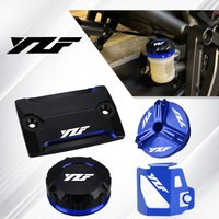 For Yamaha YZF R1 YZFR6 YZF R3 R6 R7 R9 R1 R25 R125 Motorcycle Accessories Front Rear Brake Fluid Reservoir Cover Engine Oil Cap