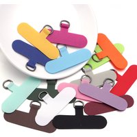 5pcs Mobile Phone Lanyard Straps Gasket Anti-lost Nylon Detachable Phone Hanging Cord Patch Replacement Sling Tether Pad