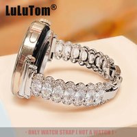 Luxury Jewelry Band Watch Band for Samsung Galaxy Watch 8 40/44/47mm Ultra 7 6 5 Classic 46mm Huawei 11 GT 5 4 3 Pro Woman Strap