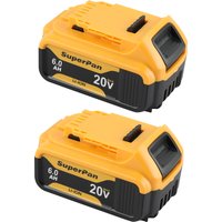 Superpan Battery Compatible with Dewalt Power Tools 20V 12Ah Rechargeable Electric Tool Lithium Batteries Suitable for DeWalt
