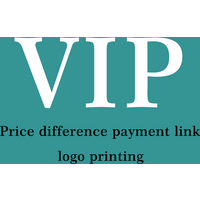 Price difference , shipping cost link, logo printing extra charge VIP