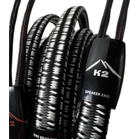 K2 Speaker Cable 2 To 4 BiWire/Single Line Silver ( PSS ) HiFi Audio Amplifier Loudspeaker Cable 1000 Series Banana Plug