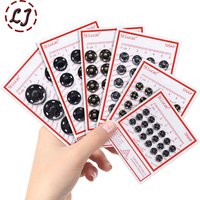 St Lucas Brass Metal Snap Button DIY Doll Clothes Metal Invisible Snap Buckle Doll Clothing Garment Sewing Home Accessories Gift
