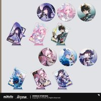 Sunsyea Honkai Star Rail Official Merch miHoYo Original Authentic XJLX Series Acrylic Stand Badge Phainon Anaxa Cyrene Dan Heng