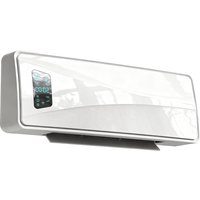 Homcom Wand-Elektroheizung mit geringem Verbrauch, 2000 W, mit 3 Modi, LED-Anzeige, Thermostat, Timer und Oszillation, Weiß