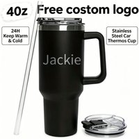 Costom Stainless Steel Thermos Water Bottle 1200ml Insulated Bottle With Handle Thermal mug for coffee outdoor Hot Cold Drinks