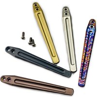 5 Colors CNC Knife Titanium Pocket Clip Back Clamp For Rick Hinderer XM-18 XM-24 Jurassic Eklipse Maximus XM18 XM24 Track Slicer