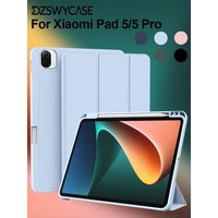 Case for Xiaomi Pad 5 11 Inch 2021, for MiPad 5 Pro 11 Soft Back Cover, Auto Wake/Sleep, Tri-fold Lightweight Case