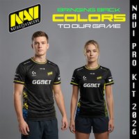 2026 NAVI Esports Club New Jersey T-shirt CS2 Major Game Breathable Short-sleeved Top Men Women Casual Customizable Fan Gift Tee