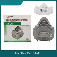 Reusable Dust Proof Respirator Rubber Half Face Dust Mask With Filters For DIY Polishing Work Safety Tool Daily Haze Protection