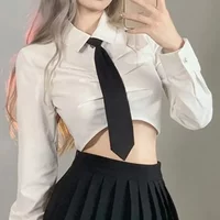 Unisex Black Simple Clip on Tie Security Tie Uniform Shirt Suit Neckties Steward Matte Funeral Lazy Neck Ties