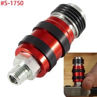 S-1750 Safety Exhaust Coupler - 1/4" body - 1/4" Male NPT - 5 IN 1 Universal Safety Exhaust Quick Connect Industrial Coupler
