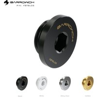 BarrowcH FBTBLDS G1/4 Water Cooling Water Stop Pc Accessories Fitting Hard Tube DIY Stop Plug Silver/Black/White/Gold