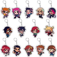 Anime acrylic keychain -Scott Pilgrim Cute Y2K Cartoon Pendant, suitable for bags and keys, perfect gift for fans car key bag